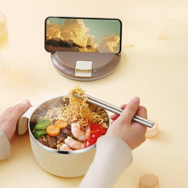 Double-Layer Anti-ScaldingInstant Noodle Bowl